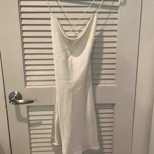 Zara white mini dress
